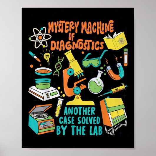 Mystery Machine of Diagnostics Lab Week 2025 Lab S Poster (Voorkant)