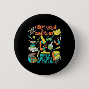 Mystery Machine of Diagnostics Lab Week 2025 Lab S Ronde Button 5,7 Cm