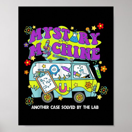 Mystery Machine Of Diagnostics Lab Week 2025 Med L Poster (Voorkant)