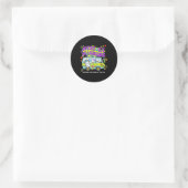 Mystery Machine Of Diagnostics Lab Week 2025 Med L Ronde Sticker (Tas)