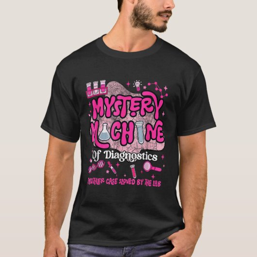 Mystery Machine Of Diagnostics Lab Week 2025 Med L T-shirt (Voorkant)
