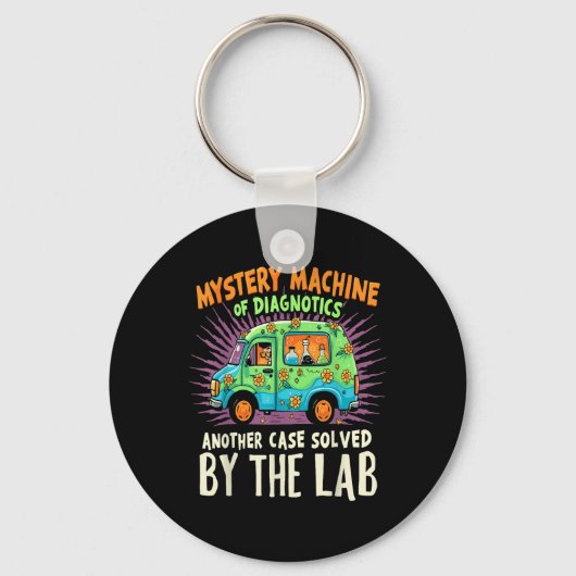 Mystery Machine of Diagnostics Lab Week 2025 T-shi Sleutelhanger (Voorkant)