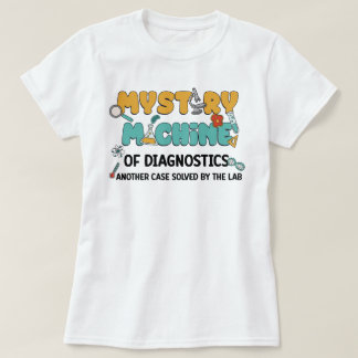 Mystery Machine Science Lab Grappige Microbiologie T-shirt