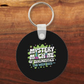 Mystery Machine van Diagnostics Lab Week 2025 Grap Sleutelhanger (Voorkant)