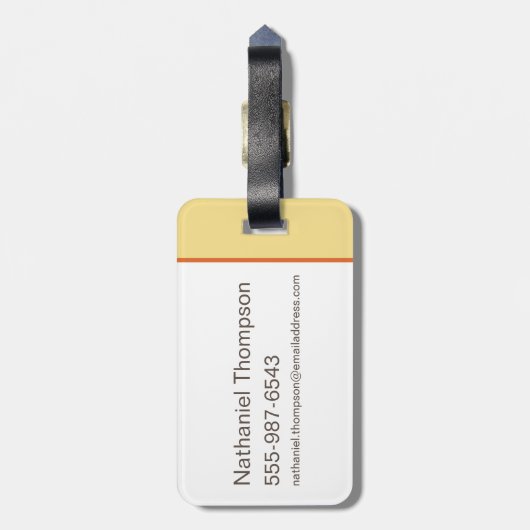 Mystery Machine Van Floral Graphic Bagagelabel (Achterkant verticaal)