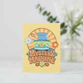 Mystery Machine Van Floral Graphic Briefkaart (Staand voorkant)