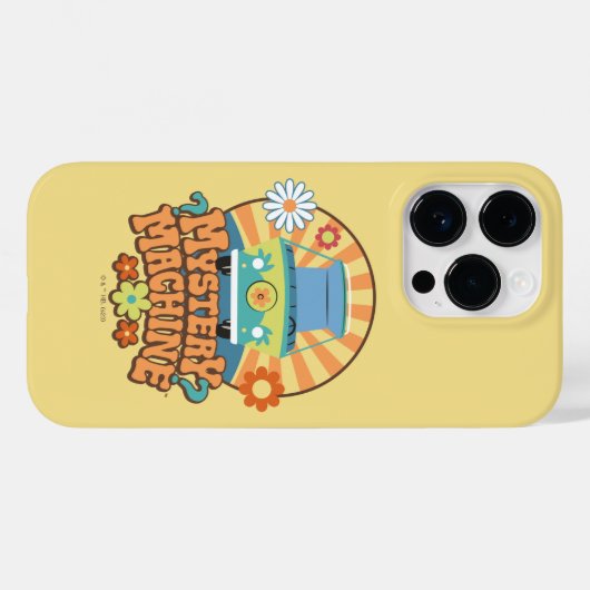 Mystery Machine Van Floral Graphic Case-Mate iPhone Case (Achterkant (horizontaal))