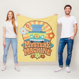 Mystery Machine Van Floral Graphic Fleece Deken