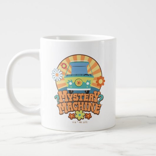 Mystery Machine Van Floral Graphic Grote Koffiekop (Links)