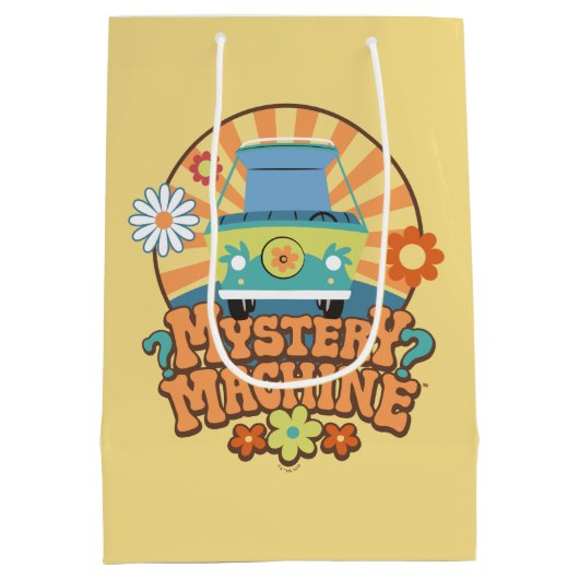 Mystery Machine Van Floral Graphic Medium Cadeauzakje (Achterkant)