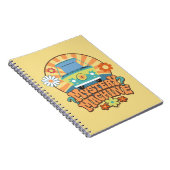 Mystery Machine Van Floral Graphic Notitieboek (Rechterzijde)