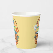 Mystery Machine Van Floral Graphic Papieren Bekers (Links)