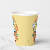 Mystery Machine Van Floral Graphic Papieren Bekers (Rechts)