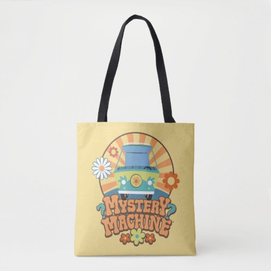 Mystery Machine Van Floral Graphic Tote Bag (Voorkant)