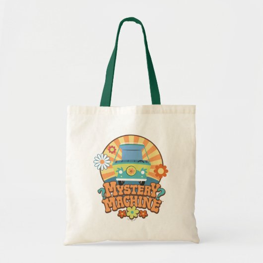 Mystery Machine Van Floral Graphic Tote Bag (Voorkant)