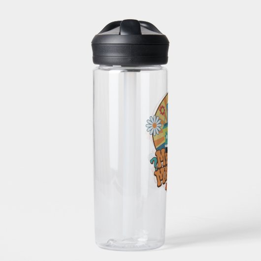 Mystery Machine Van Floral Graphic Waterfles (Voorkant)