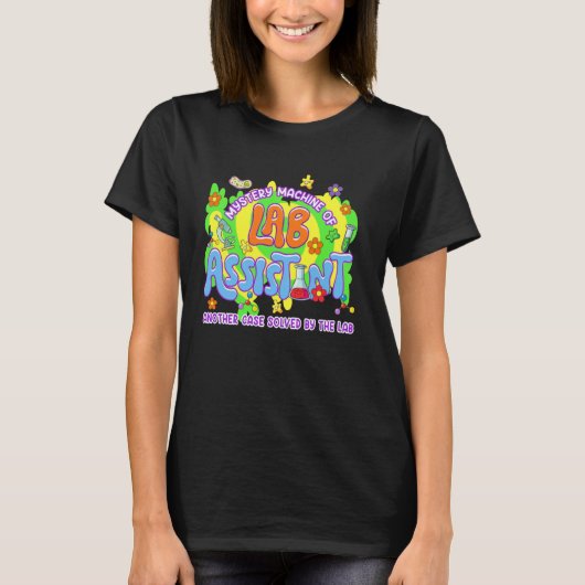 Mystery Machine van Lab Assistant Lab Week 2025 Me T-shirt (Voorkant)