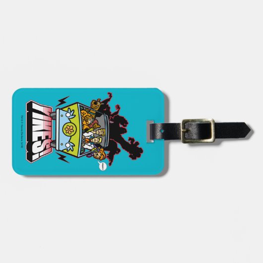 Mystery Machine "Yikes!" Grafisch Bagagelabel (Voorkant horizontaal)