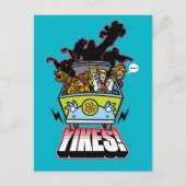 Mystery Machine "Yikes!" Grafisch Briefkaart (Voorkant)