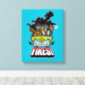 Mystery Machine "Yikes!" Grafisch Canvas Afdruk (Insitu (Houten vloer))