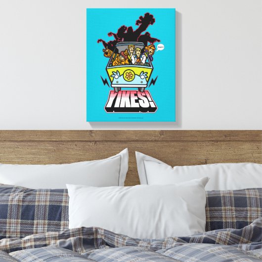 Mystery Machine "Yikes!" Grafisch Canvas Afdruk (Insitu (Slaapkamer))