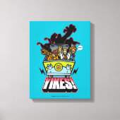 Mystery Machine "Yikes!" Grafisch Canvas Afdruk (Voorkant)