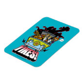 Mystery Machine "Yikes!" Grafisch Magneet (Linkerzijde)