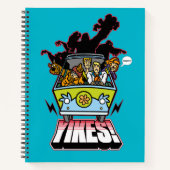 Mystery Machine "Yikes!" Grafisch Notitieboek (Voorkant)