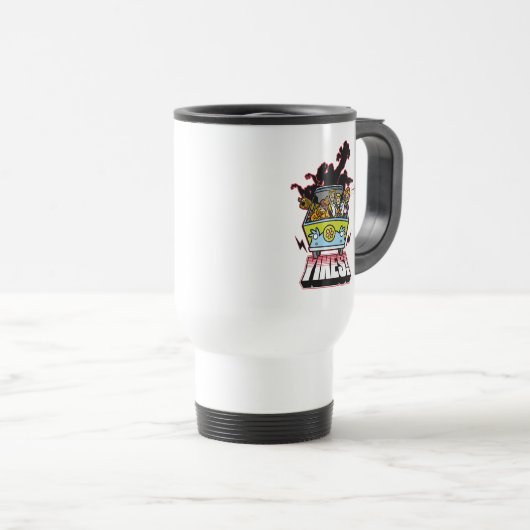 Mystery Machine "Yikes!" Grafisch Reisbeker (Voorkant rechts)