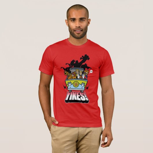 Mystery Machine "Yikes!" Grafisch T-shirt (Voorkant volledig)