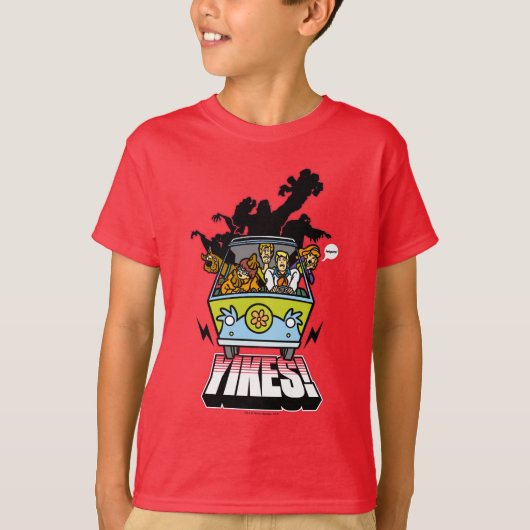 Mystery Machine "Yikes!" Grafisch T-shirt (Voorkant)