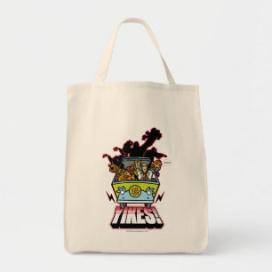 Mystery Machine "Yikes!" Grafisch Tote Bag