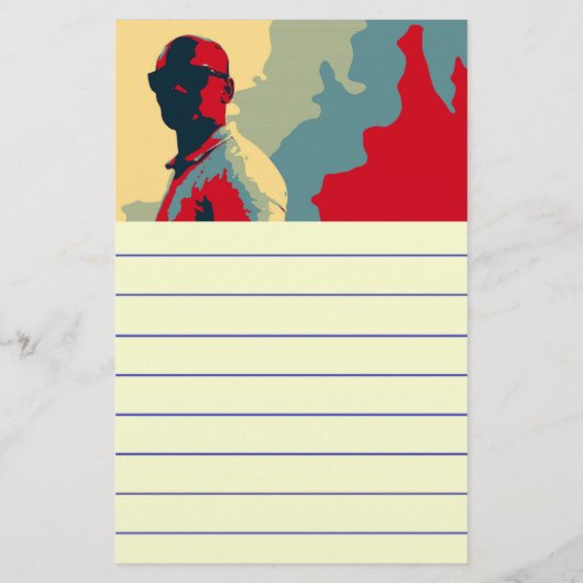 Mystery Man Stationery Briefpapier (Achterkant)