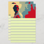 Mystery Man Stationery Briefpapier (Voorkant / Achterkant)