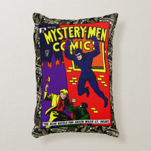 Mystery Mannen Comics Pillow Accent Kussen