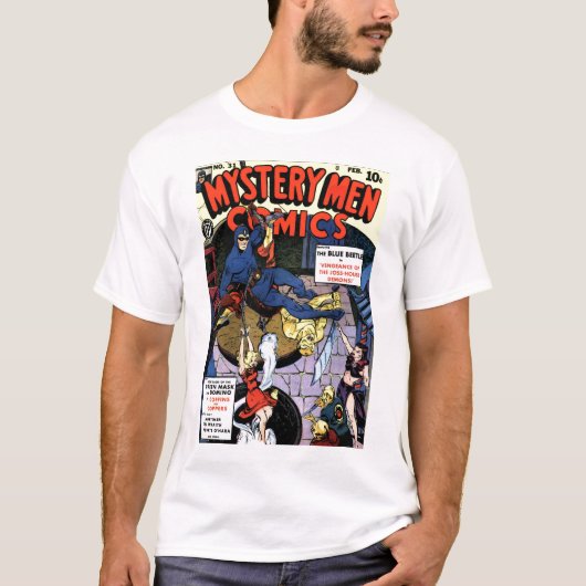 Mystery Mannen Comics T-shirt (Voorkant)