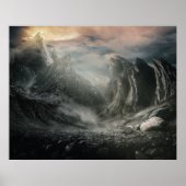 Mystery Mountains: Enigmatische Pieken in de Mist Poster (Voorkant)