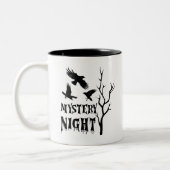 Mystery Night Gothic Crow Coffee Mug Tweekleurige Koffiemok (Links)