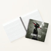 Mystery Noir Journal — Aangepaste naam en titel Notitieboek (Binnen)