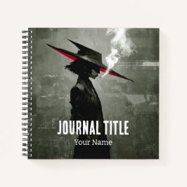 Mystery Noir Journal — Aangepaste naam en titel Notitieboek