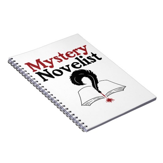 Mystery Novelist Writer Author Whoapparaat Notitieboek (Rechterzijde)