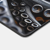 Mystery Octopus Zwart Sinaasappel Abstract zeeleve Bureaumat (Hoek)