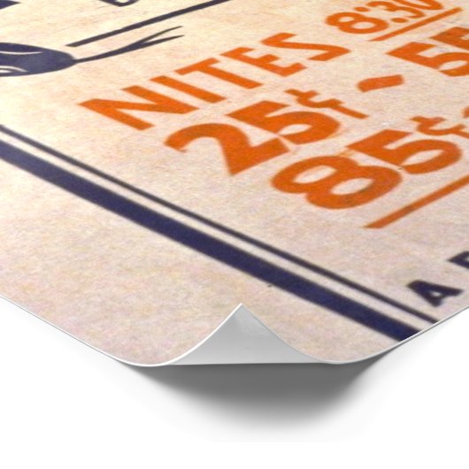 Mystery of Broadwalk Asylum Vintage Poster (Hoek)