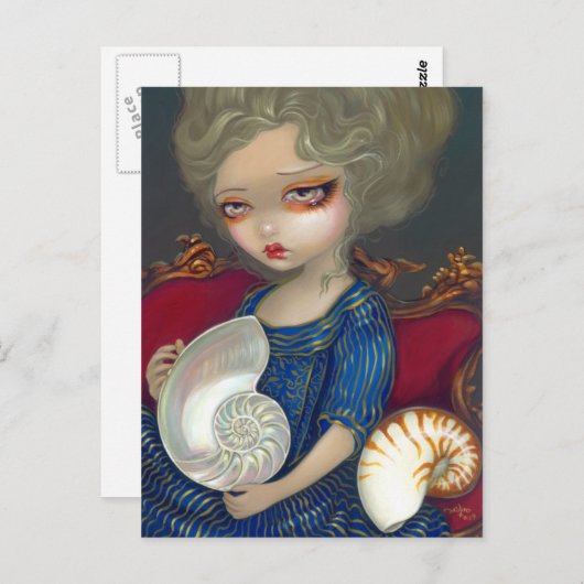 "Mystery of the Nautilus" Briefkaart (Voorkant / Achterkant)