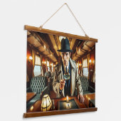 Mystery on the Midnight Express beroemd gemaakt do Hangend Wandkleed (Gebogen)