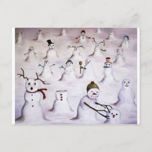 Mystery onthuld op Snowman Hill Briefkaart