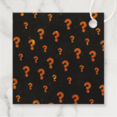 Mystery Party Black and Gold Murder Bedankjes Labels (Achterkant)