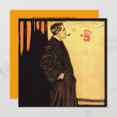 MYSTERY PARTY INVITE ~SUPER SLEUTH KAART (Voorkant / Achterkant)