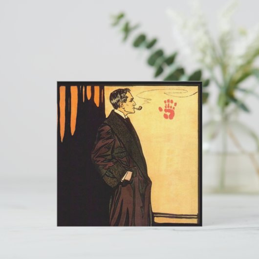 MYSTERY PARTY INVITE ~SUPER SLEUTH KAART (Staand voorkant)