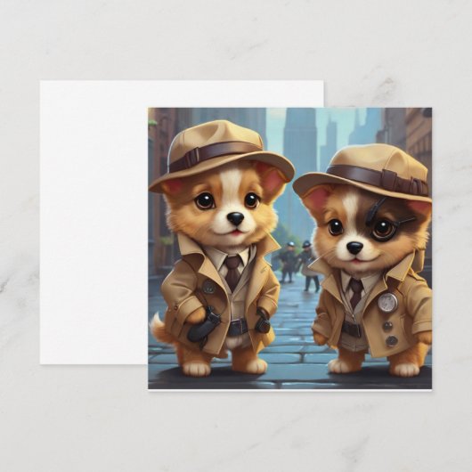 Mystery Party Pups (woordeloze cover) Kaart (Voorkant / Achterkant)